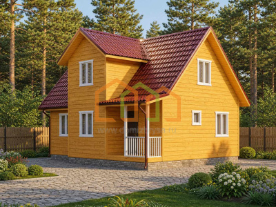 Дом из бруса 7х9
