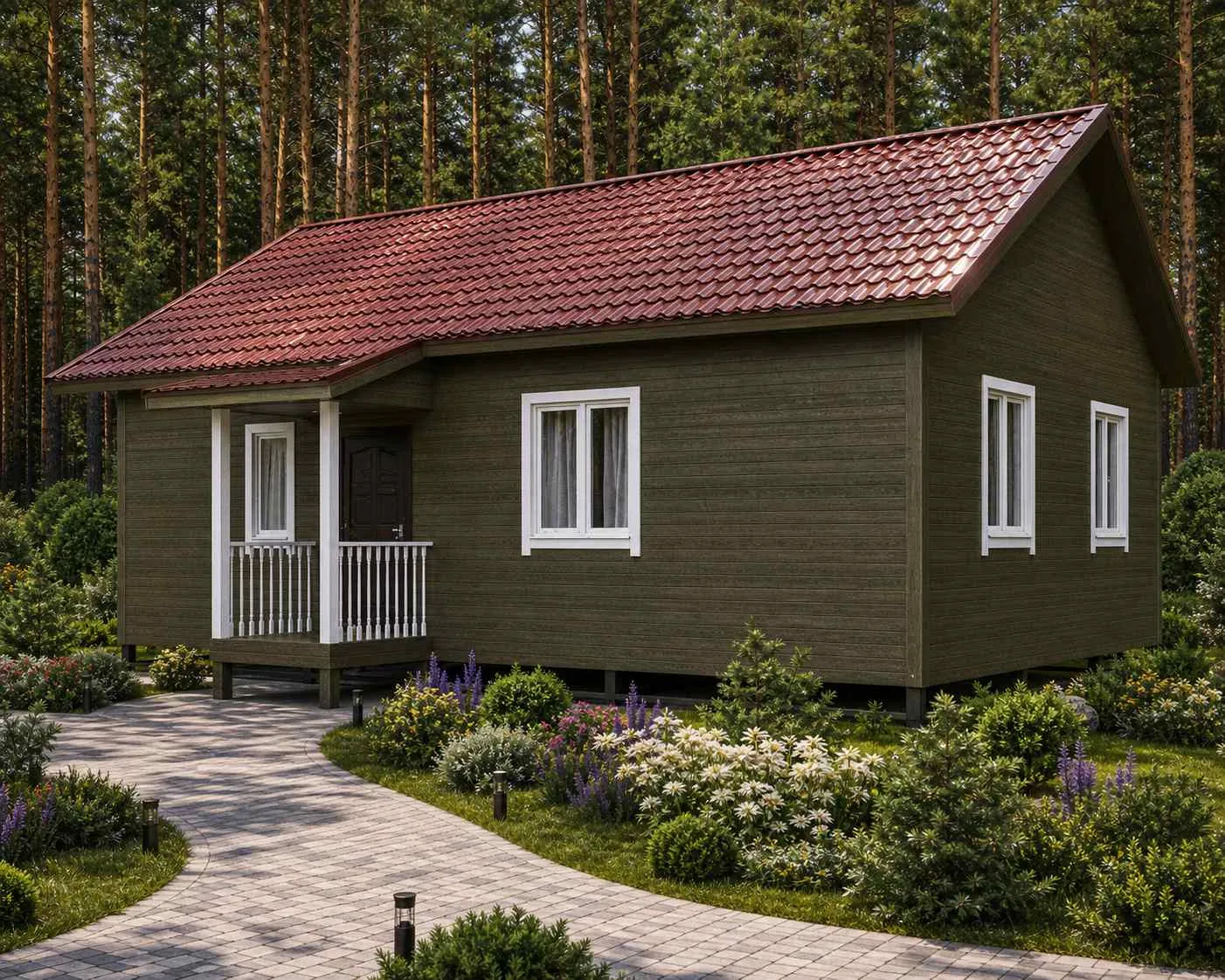 Дом из бруса «КЛИН»